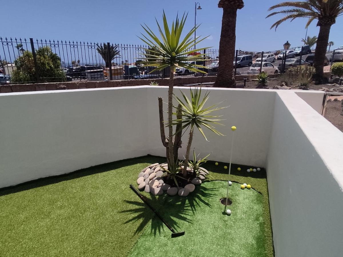 "Mini Golf Estudio" Terraza Privada Y Piscina San Miguel de Abona Exterior foto